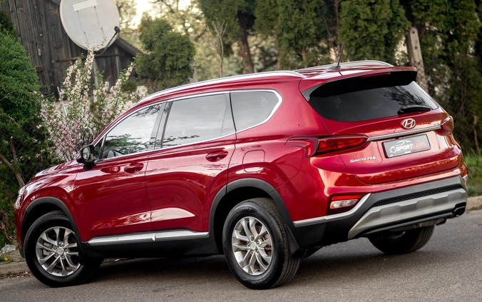 Hyundai Santa Fe cena 104900 przebieg: 17200, rok produkcji 2019 z Debrzno małe 596
